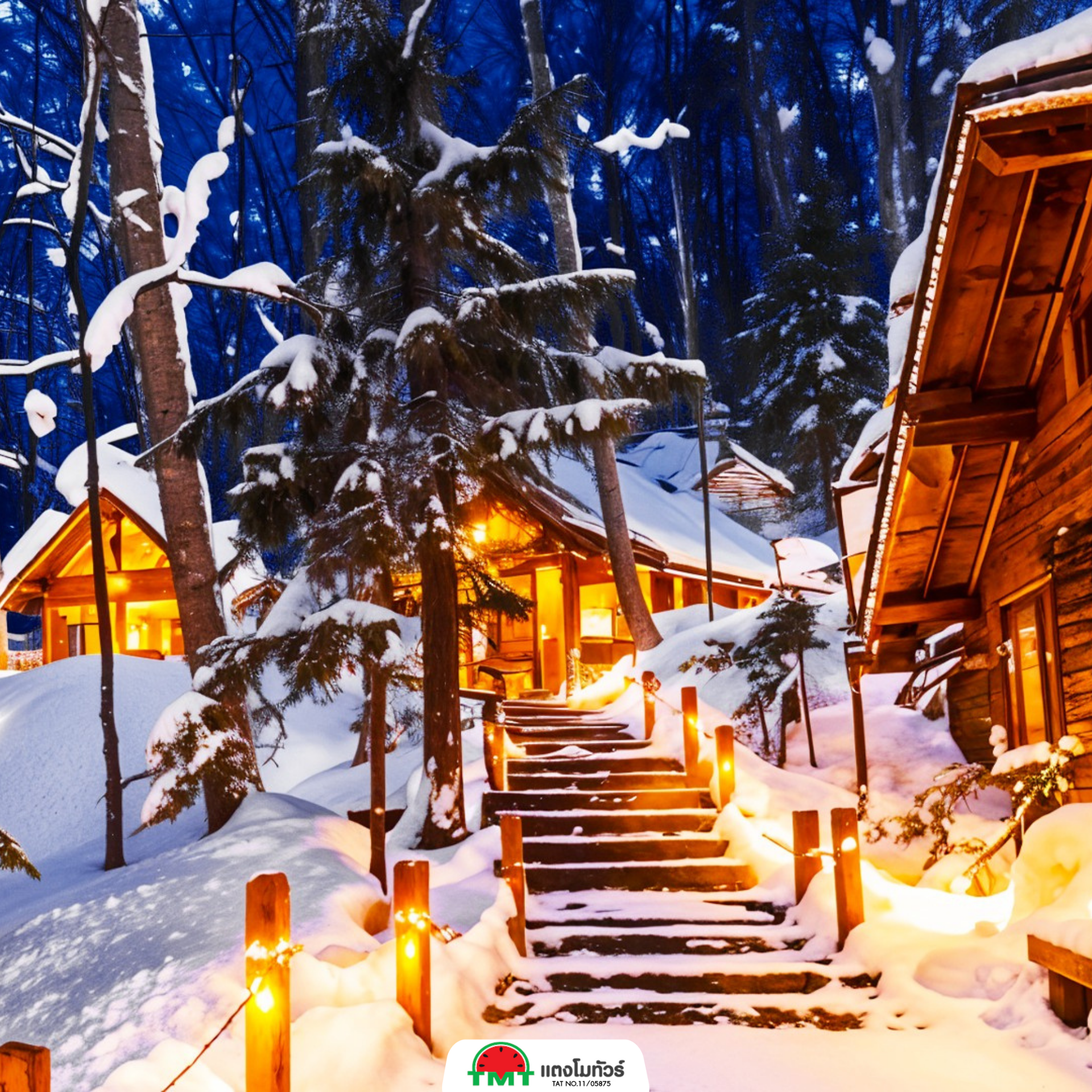 หมู่บ้านงานฝีมือกลางป่าสนในฟุราโนะ 